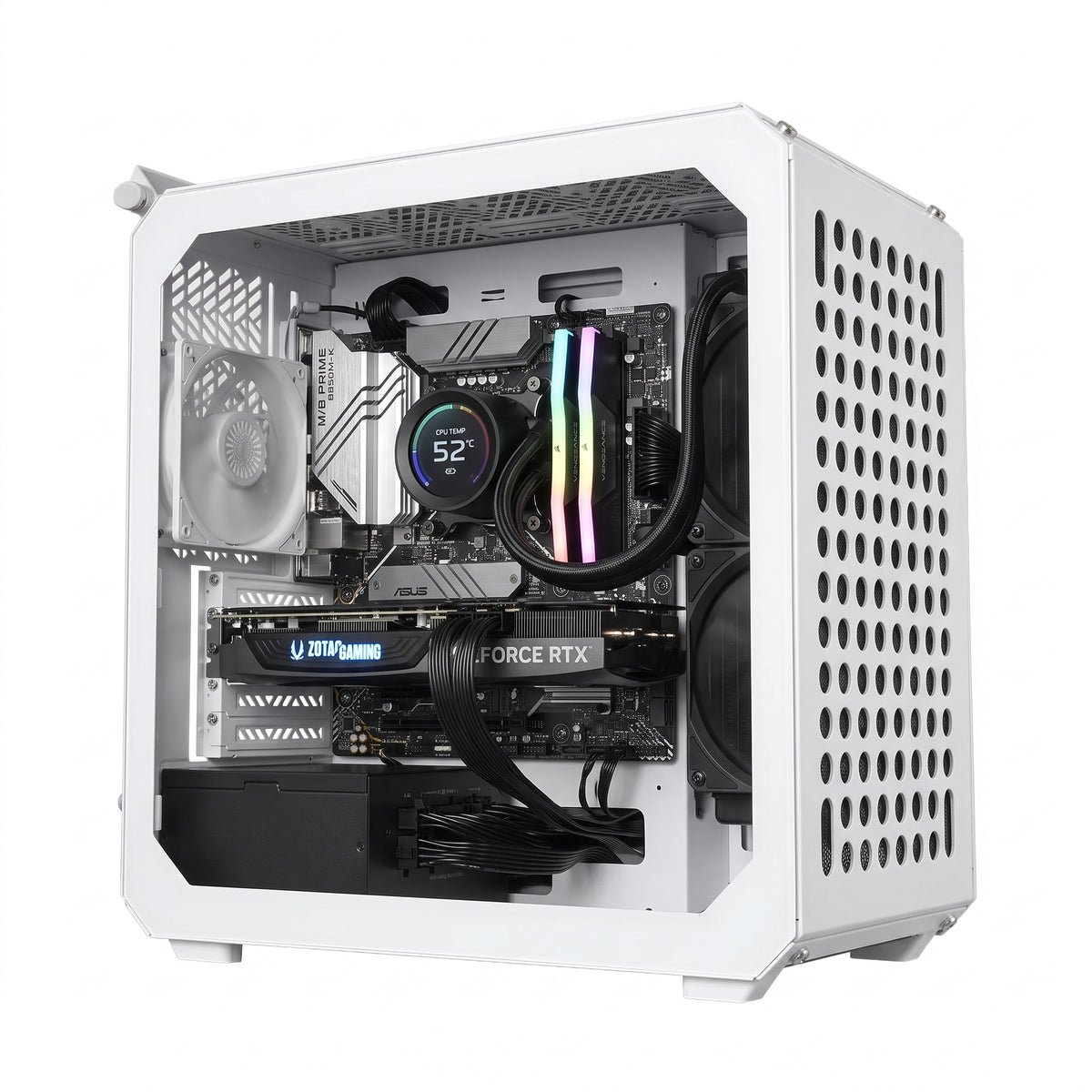 Essential Mini AMD Ryzen 5 9600X RTX 5060 32GB DDR5 1TB M.2 SSD Gaming PC