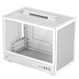 DEEPCOOL CH160 Portable High-Airflow Mini Tower Case White (No Fans Included) - Anigma