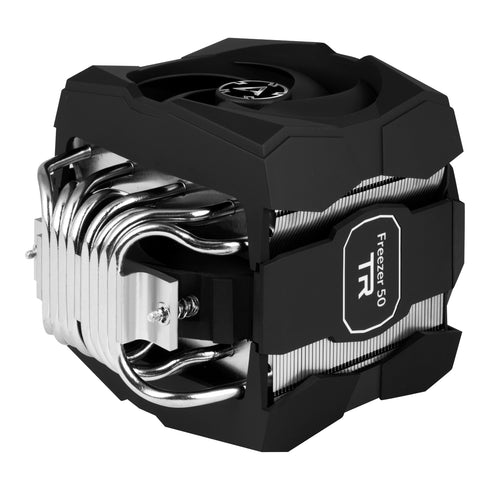 Dual Tower CPU Cooler for AMD Ryzen™ Threadripper™ ARCTIC Freezer 50 TR Detail View Direct Touch Heatpipes