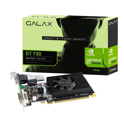 GALAX GeForce GT 730 Graphics Card, 4GB DDR3 128-bit Memory