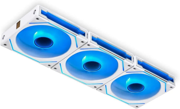 LIAN LI SL120 INFINITY Wireless 120mm RGB White (1 Pack) (3 Fans In Total) - Anigma