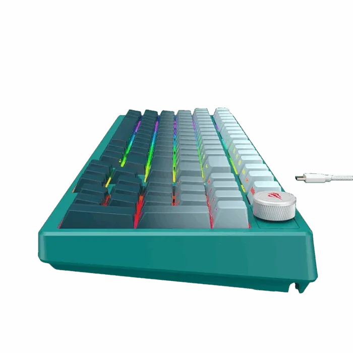 HAVIT Mechanical Keyboard White + Green KB899L RGB