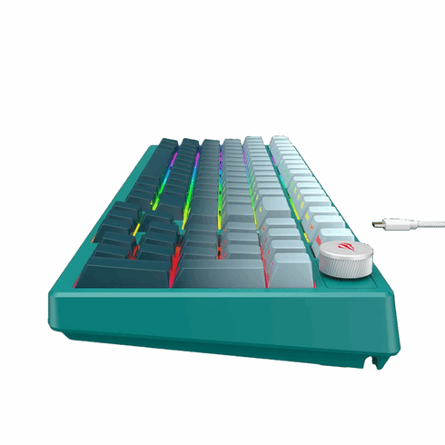 HAVIT Mechanical Keyboard White + Green KB899L RGB