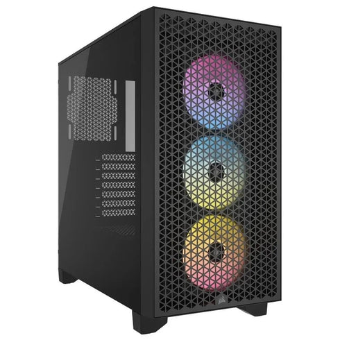 Corsair 3000D RGB Tempered Glass Case Black - Anigma