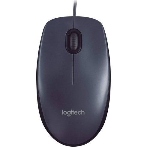 Logitech M90 USB Wired Mouse Grey