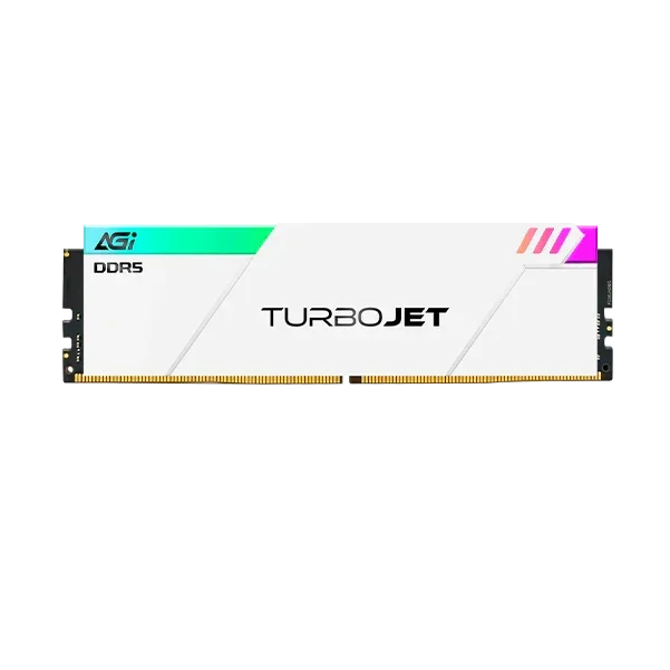 AGI TurboJet UD858 RGB 32GB (16GBx2) DDR5 6000MHz CL30, White