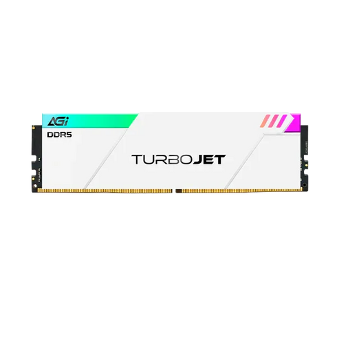 AGI TurboJet UD858 RGB 32GB (16GBx2) DDR5 6000MHz CL30, White