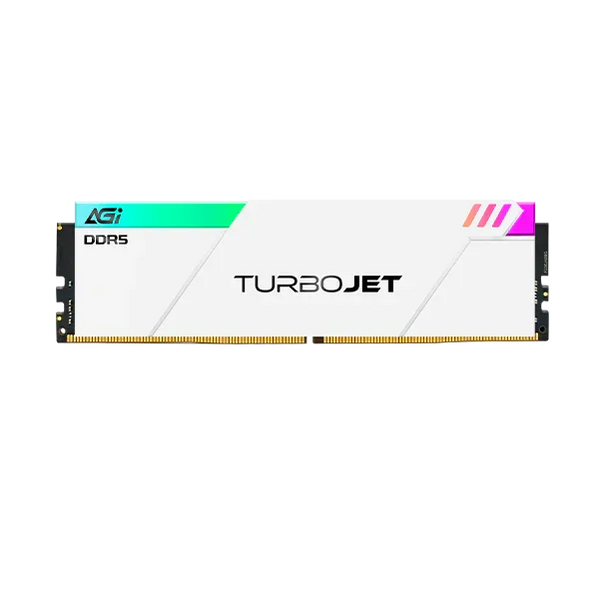 AGI TurboJet UD858 RGB 32GB (16GBx2) DDR5 6000MHz CL30, White