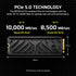 MP700 ELITE with Heatsink 2TB PCIe 5.0 (Gen 5) x4 NVMe M.2 SSD