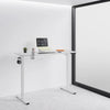 Navodesk LITE 140 Electric Standing Desk White | 2-Stage | 73.5-118cm | 140-200cm Desktop | 70kg | Cup Holder