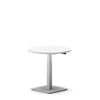 Navodesk SOLO Electric Standing Desk White | Single-Leg | 63-128cm | Motorized | Square Base