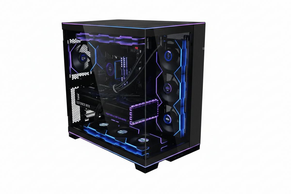 Lian Li Build - Intel 14th Gen I9 14900K RTX 4090 64GB DDR5 2TB M.2 SSD Gaming PC - Anigma