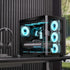 AEROCOOL P500C-G-BK-v1 Mid-Tower Case with Tempered Glass Panels and Pre-installed ARGB Fans - Black - Image 5