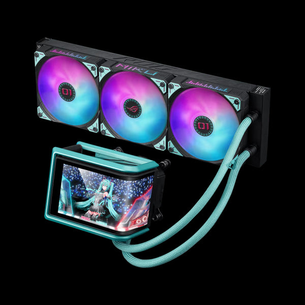 ASUS ROG RYUO IV 360 ARGB Hatsune Miku Edition AIO 360mm Curved-screen Cooler
