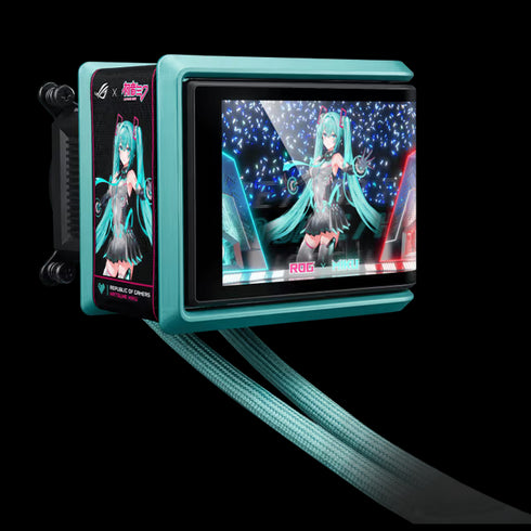 ASUS ROG RYUO IV 360 ARGB Hatsune Miku Edition AIO 360mm Curved-screen Cooler