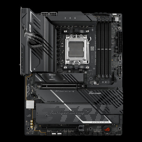 ASUS ROG STRIX X870E-H GAMING WIFI7 ATX AM5 Motherboard, 4x DIMM DDR5, upto 8000+MT/s(OC), PCIe 5.0 x16 slots, dual USB4 Type-C ports | 90MB1M90-M0EAY0 image