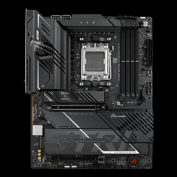 ASUS ROG STRIX X870E-H GAMING WIFI7 ATX AM5 Motherboard, 4x DIMM DDR5, upto 8000+MT/s(OC), PCIe 5.0 x16 slots, dual USB4 Type-C ports | 90MB1M90-M0EAY0 image