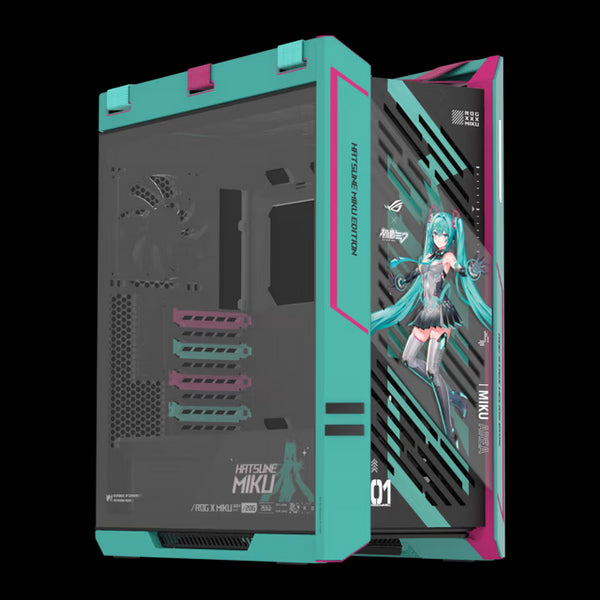 ASUS ROG Strix Helios II Hatsune Miku Edition EATX Mid-tower Case With Glass Panels