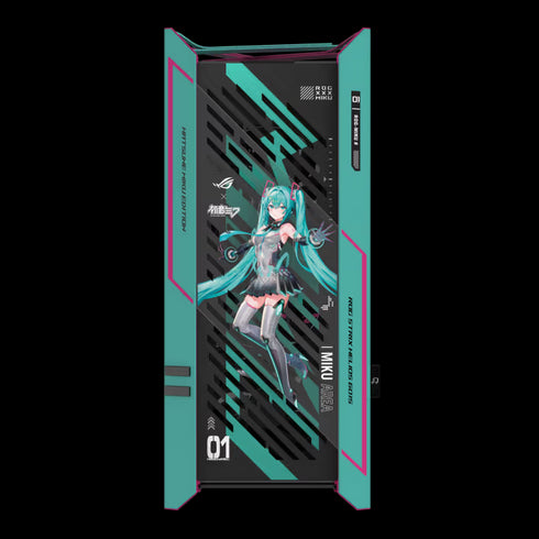ASUS ROG Strix Helios II Hatsune Miku Edition EATX Mid-tower Case With Glass Panels