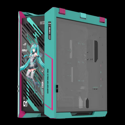 ASUS ROG Strix Helios II Hatsune Miku Edition EATX Mid-tower Case With Glass Panels