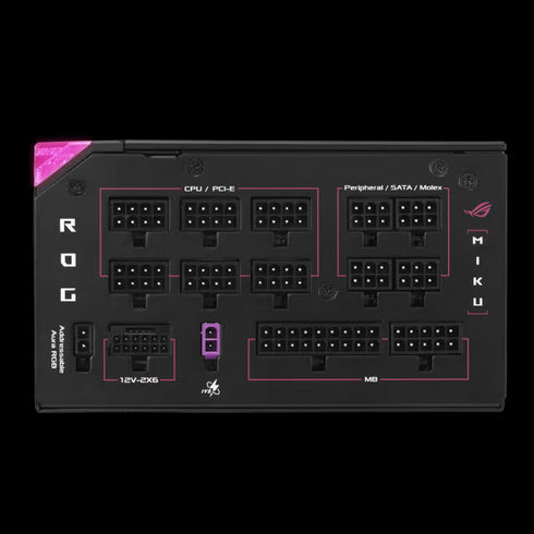 ASUS ROG Thor 1200W Platinum III Hatsune Miku Edition ATX 3.1 Power Supply