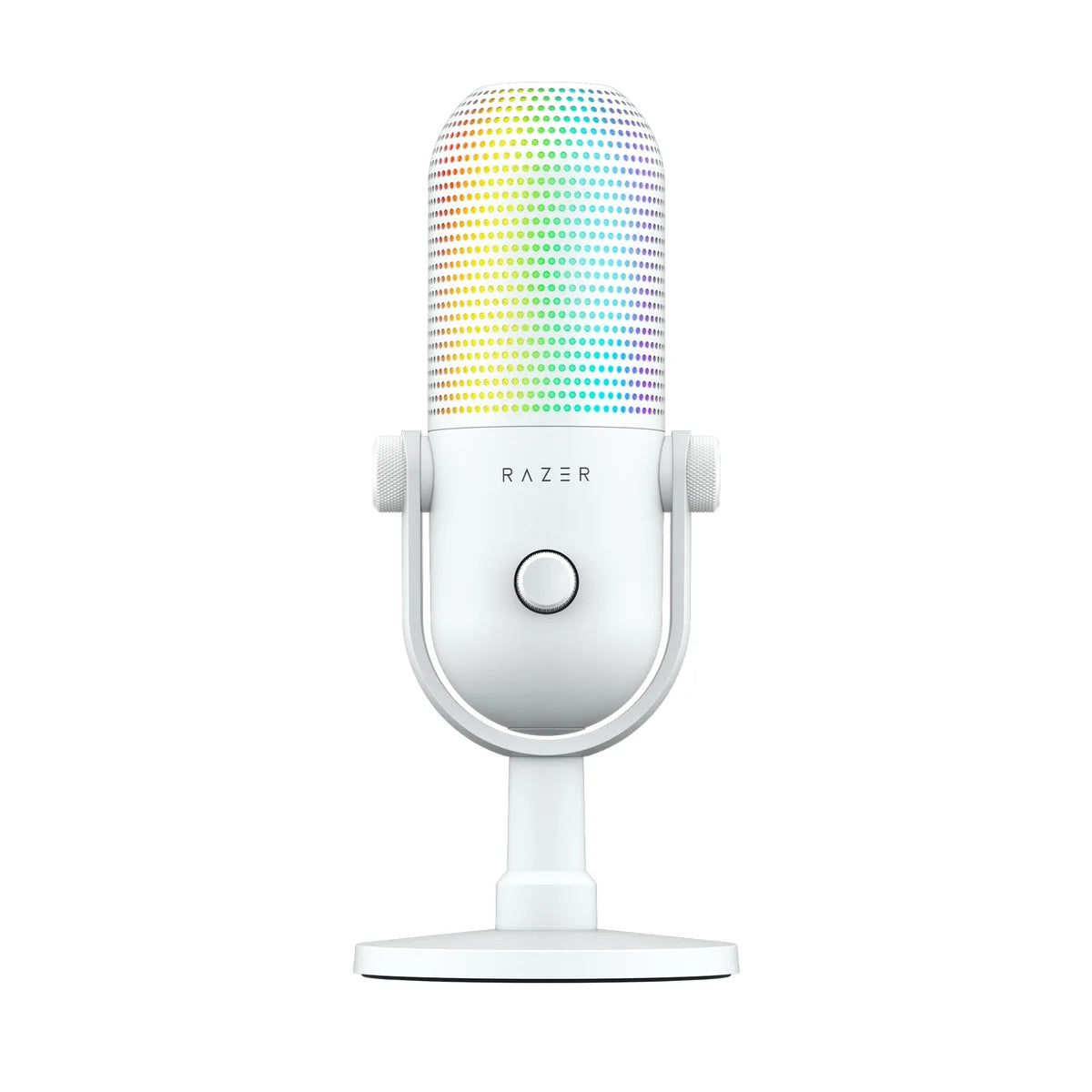 Razer Seiren V3 Chroma USB Condenser 32-Bit DSP AI Streaming Microphone - White
