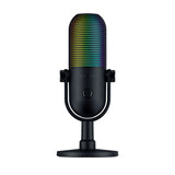 Razer Seiren V3 Chroma USB Condenser 32-Bit DSP AI Streaming Microphone - Black