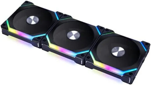 LIAN LI SL120 V2 120mm RGB Black (1 Pack) (3 Fans In Total) - Anigma