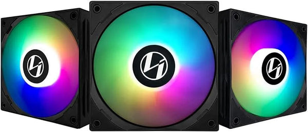 LIAN LI ST120 120mm ARGB Black (1 Pack) (3 Fans In Total) - Anigma