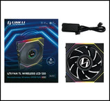 LIAN LI TL120 LCD Wireless Reverse 120mm ARGB With Controller Black (1 Fan)
