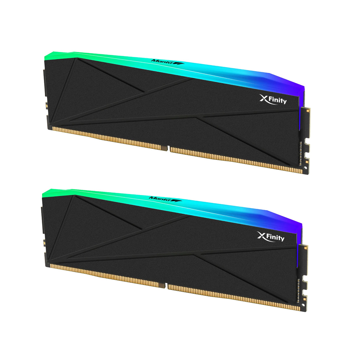 V-Color Manta XFinity RGB 64GB (2x32GB) DDR5 6000MT/s UDIMM Black