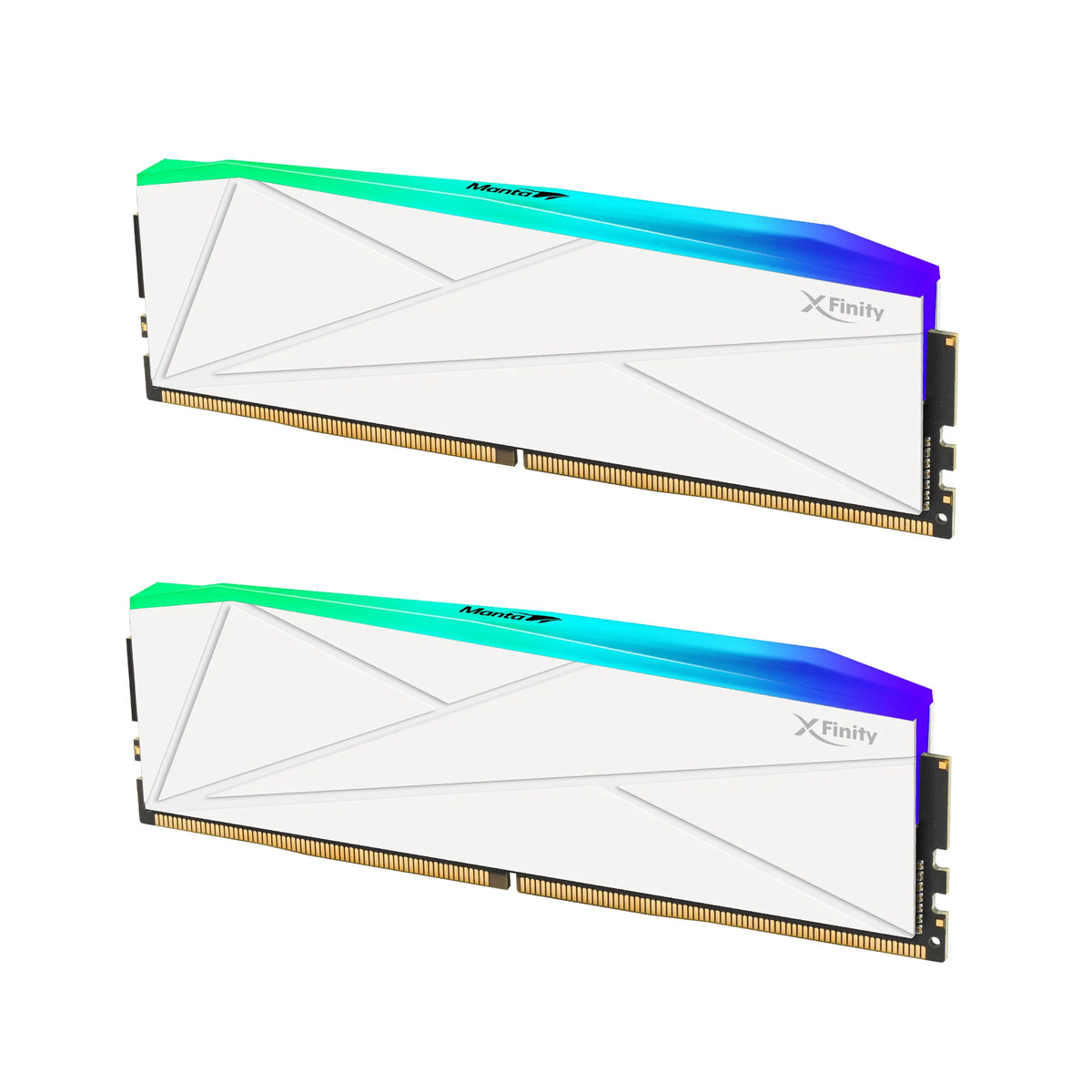 V-Color Manta XFinity RGB 64GB (2x32GB) DDR5 6000MT/s UDIMM White