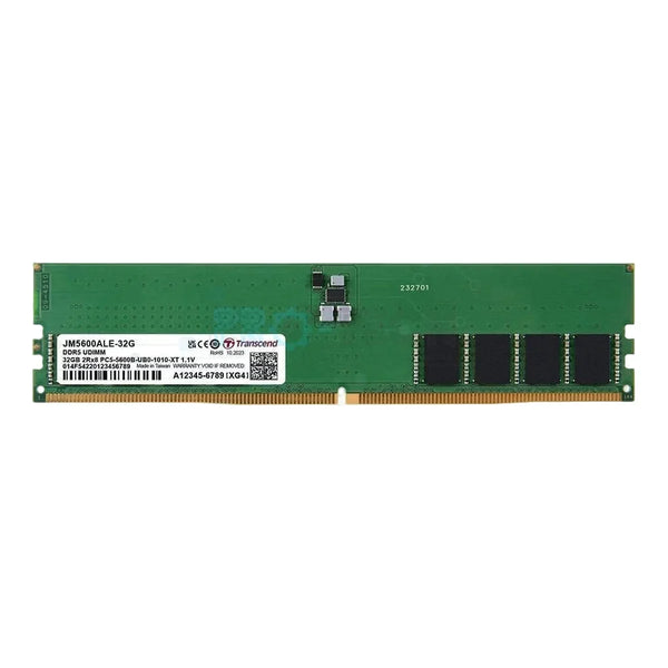 Transcend’s DDR5-5600 Unbuffered Long-DIMM 32GB 5600MHz Memory
