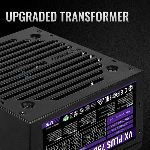 AEroCool power supply VX PLUS 750W 230V APFC UK Box - Image 4