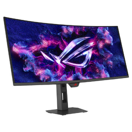 ASUS ROG Strix OLED XG34WCDMTG Curved Gaming Monitor – 34-inch 3440x1440, 240Hz, 0.03ms (GTG), FreeSync & G-Sync Compatible, Android 14 Google TV, WiFi 6, NVIDIA GeForce NOW Pre-Installed, Dolby Vision & Dolby Atmos