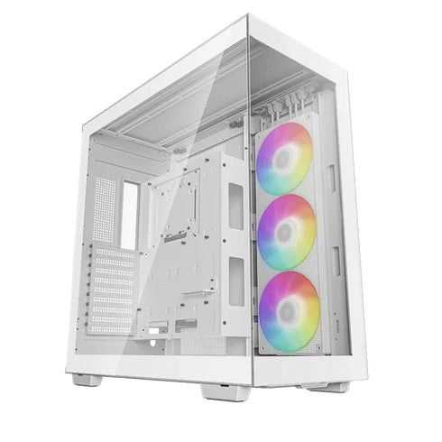 Deepcool CH780 Case White (3x 140mm ARGB Fans Included (United Into A Single 420mm Unit)) - Anigma