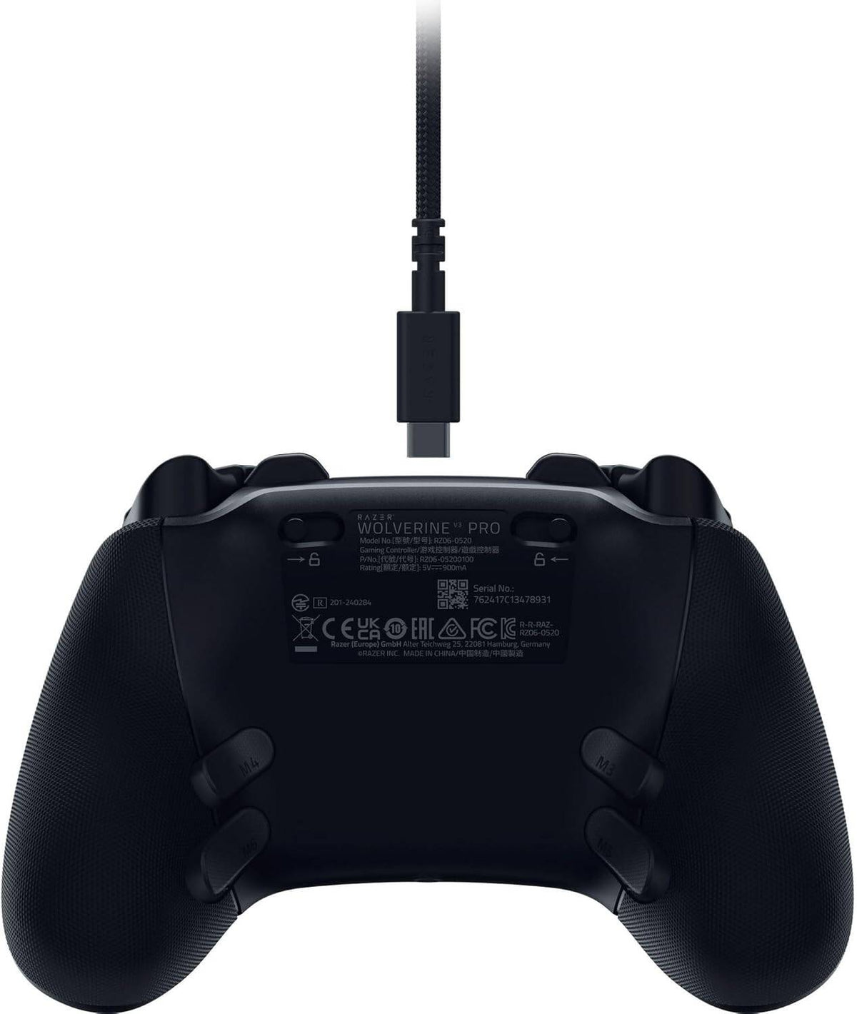 Razer Wolverine V3 Pro HyperSpeed Wireless 304g Hall Effect Thumbstick Gaming Controller Xbox + PC - Black