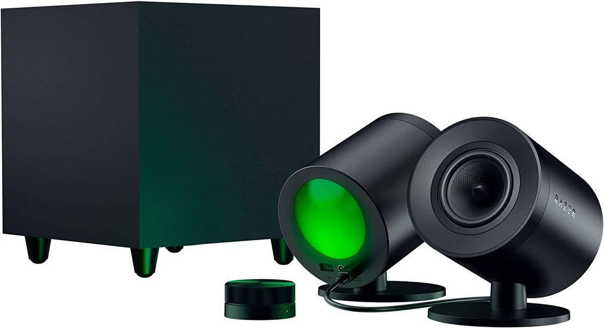 Razer Nommo V2 Pro 2.1 PC Speaker System with Wireless Subwoofer | THX Spatial Audio | Bluetooth 5.3 | Chroma RGB