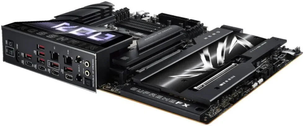ASUS ROG CROSSHAIR X870E HERO AM5 ATX Motherboard Advanced AI PC-Ready - Anigma