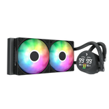 AeroCool Liquid Cooler Abyss L240R Digi, Black