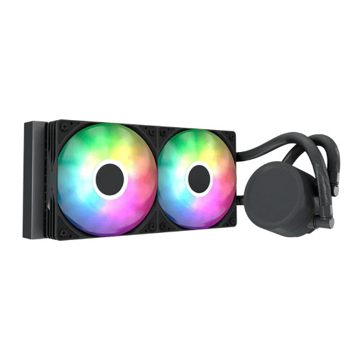 AeroCool Liquid Cooler Abyss L240R Digi, Black