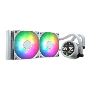 AeroCool Liquid Cooler Abyss L240R Digi, White