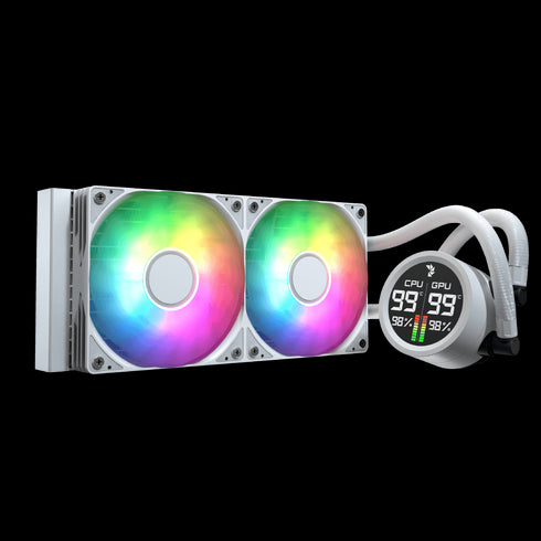 AeroCool Liquid Cooler Abyss L240R Digi, White