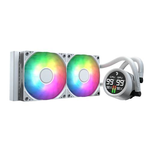 AeroCool Liquid Cooler Abyss L240R Digi, White