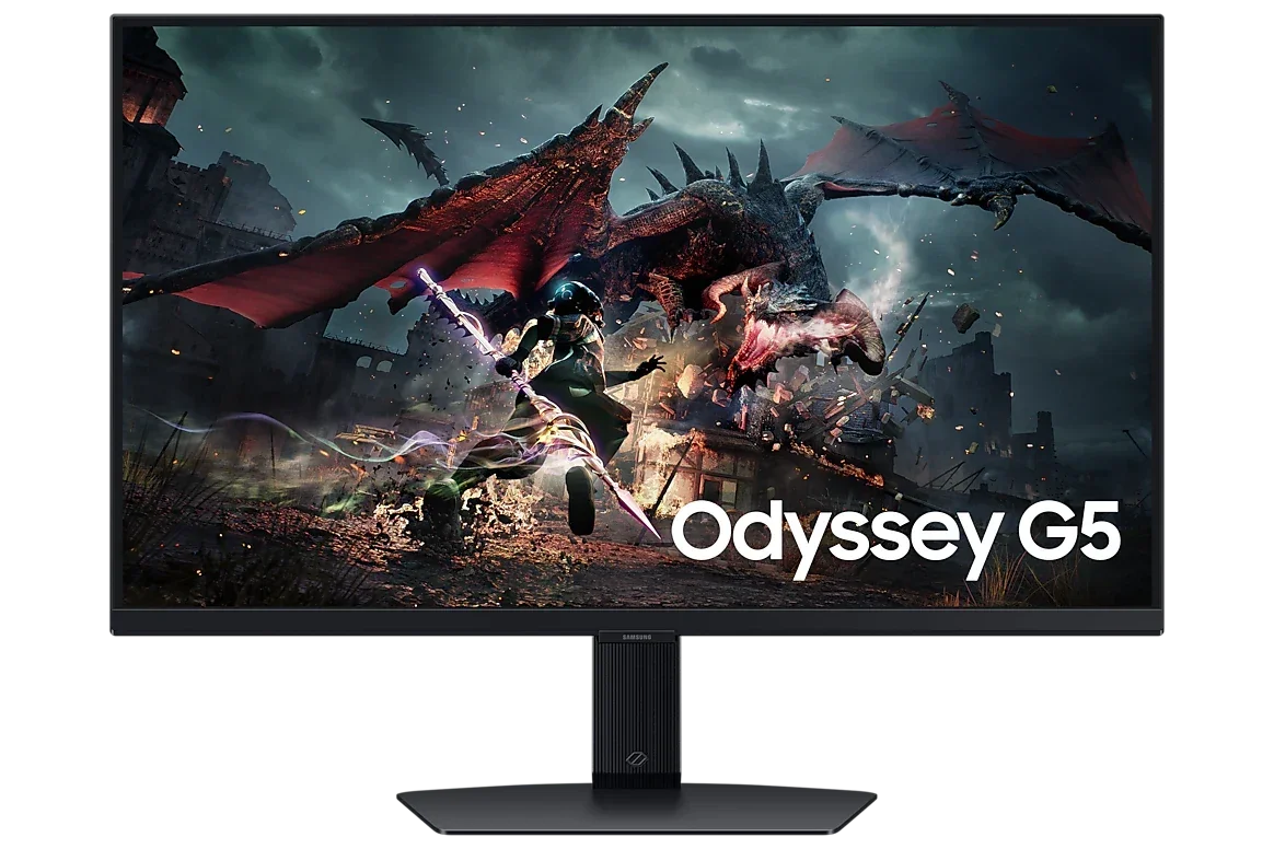Samsung 27" Odyssey G50D QHD Gaming Monitor, 180Hz refresh rate & 1ms response time