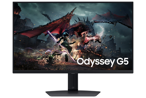 Samsung 27" Odyssey G50D QHD Gaming Monitor, 180Hz refresh rate & 1ms response time