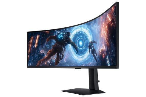 SAMSUNG Odyssey G9 G91F Curved Gaming Monitor, 49" VA Display, DQHD Resolution, 144Hz Refresh Rate, 1ms (GtG) Response Time