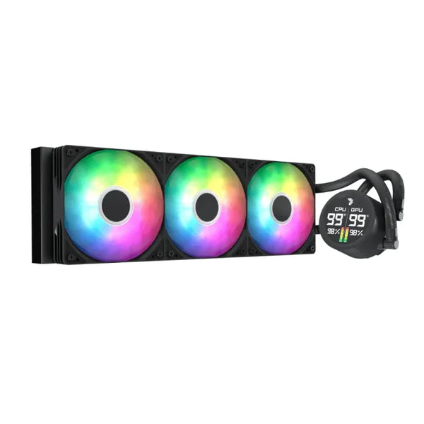 AEROCOOL Abyss L360R Digi Liquid Cooler - Black