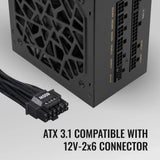 Aerocool Power Supply AERO Gold 850W FM 100-240VAC APFC UK