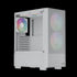 Aerocool B508A Flow Gaming Mid Tower Case with Tempered Glass, White